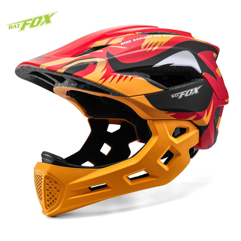 Mountain Biking Helmet Kids - BATFOX детский анфас велосипедный шлем съемный