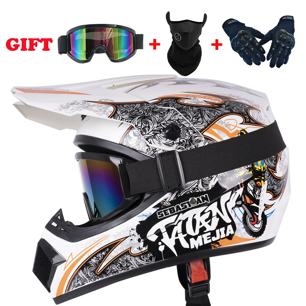 Mountain Biking Helmet Kids - Мотошлем для детей и подростков, внедорожный,