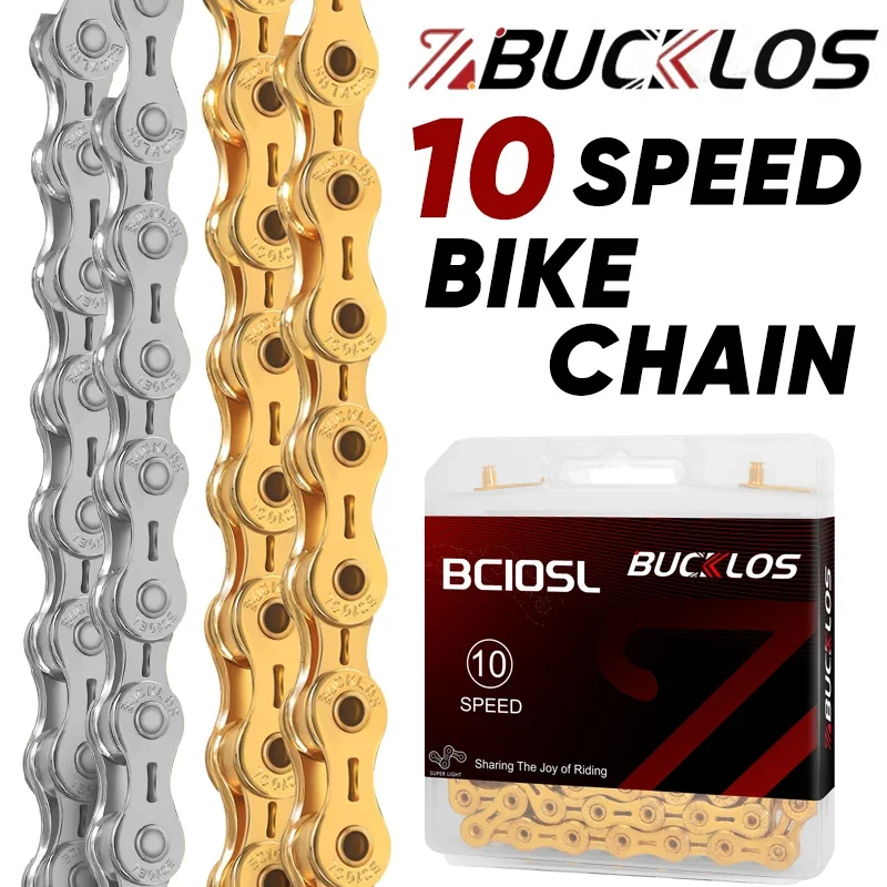 Mountain Biking Bc - Велосипедная цепь BUCKLOS, 10 скоростей, прочная