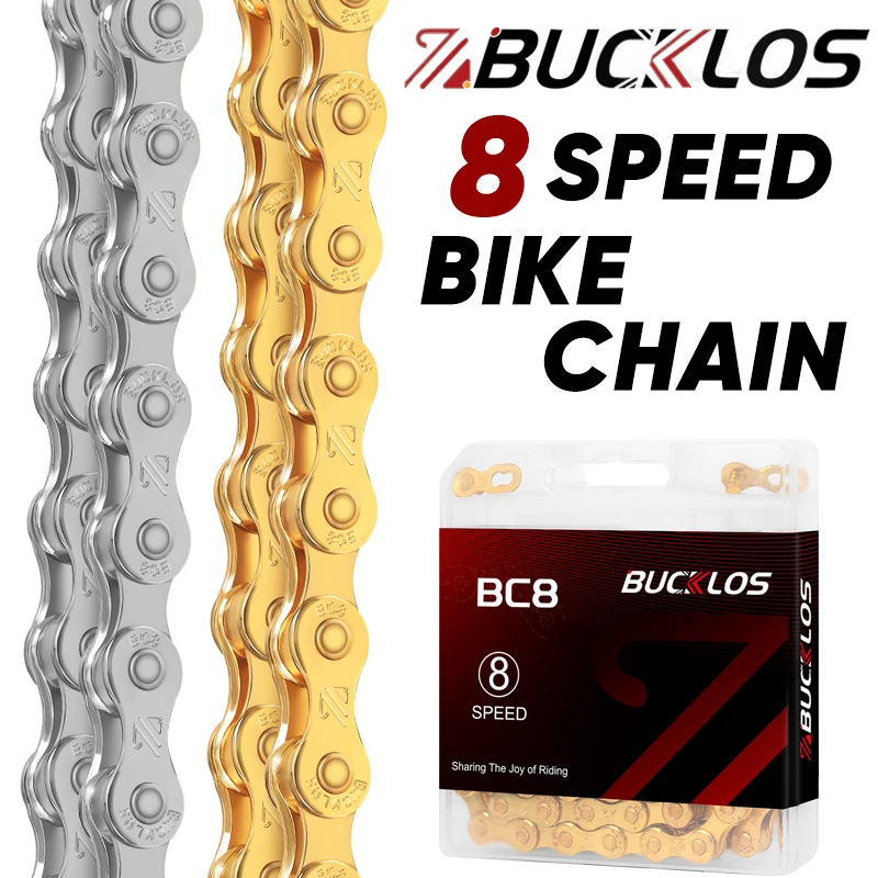 Mountain Biking Bc - BUCKLOS 8 цепь для скоростного велосипеда