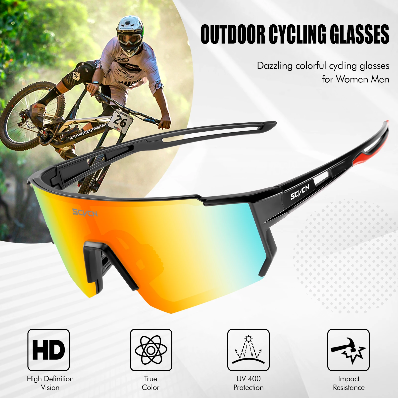 Новые фотохромные велосипедные – обзор и цена Mountain Biking Sunglasses