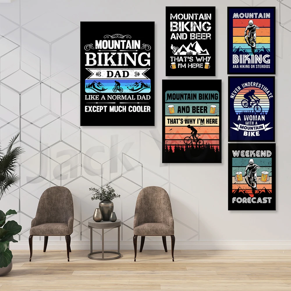 Go Mountain Bike Print Холст К – обзор и цена Mountain Biking Pictures